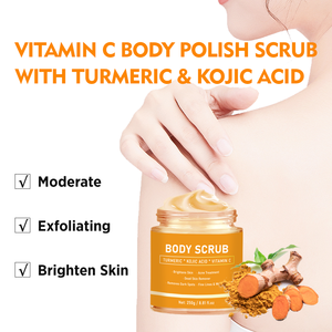 Cơ thể hữu cơ chà với vitamin C nghệ & Kojic axit dán hình thức bán buôn thành phần - Product Image 2