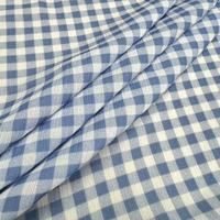 110GSM 100% Polyester crêpe mousseline de soie tissu rouge vérifier impression numérique pour vêtements Hijab écharpes effet froissé crêpe mousseline de soie