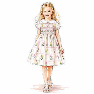 NUOVI Vestiti Estivi per Bambine di 7 Anni, Abiti Corti Morbidi e Vaporosi in Cotone 100% con Motivi Floreali - Product Image 1