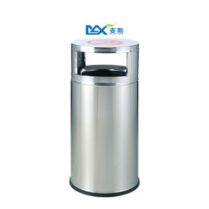Custom Indoor Stainless Steel Rubbish Bin 13 Gallon Trash Can Wholesale Scenic Spot Separate Waste Bins