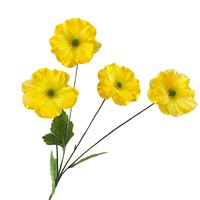 Fleurs artificielles en soie à 4 têtes, papillons, 58 cm, multi-branches, fausses fleurs pour mariage, décoration intérieure, accessoires de photographie, vente en gros