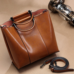 Sac à main unisexe de luxe en cuir véritable, design unique, fermeture éclair durable, imperméable, tendance - Product Image 3