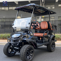 Voiturette de golf électrique ou à essence de luxe CAMP 2026, 4 places, 48V, avec batterie au lithium