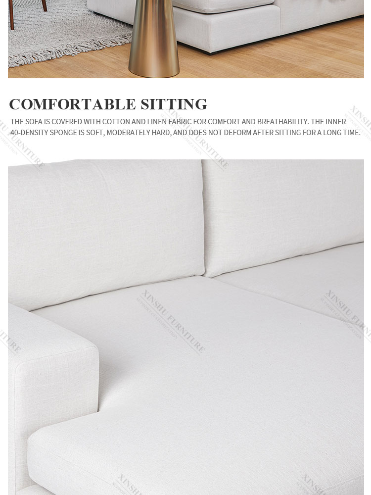 Sectional Fabric Sofa Set Furniture Luxury Sofas For Home Cover Modern Couch Living Room Sofas