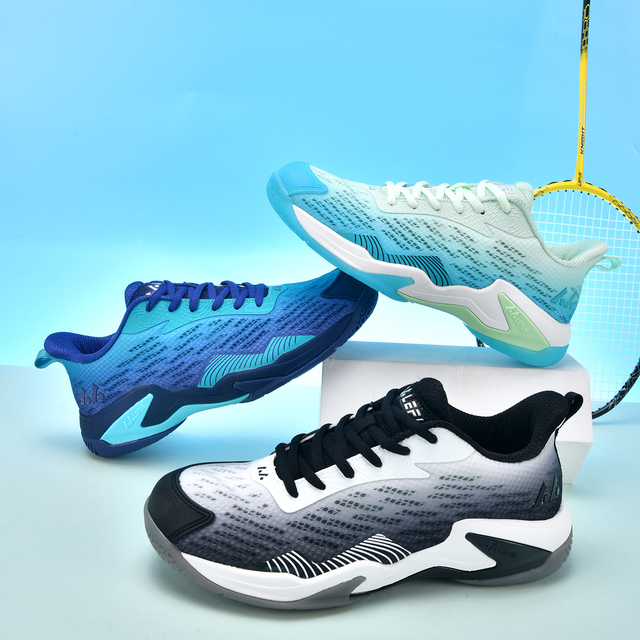 Factory Men's Professional Badminton Shoes Lightweight Rebound Anti twist Carbon Plate Support Sports Match Training Shoes