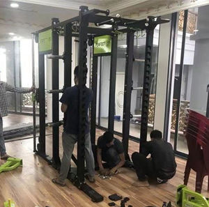 Double <span class=keywords><strong>Poulie</strong></span> Menton Dip Cable Crossover Squat Rack Multi Smith Trainer Chest Shoulder Exercise Caractéristiques Gym Fitness Equipment - Product Image 6