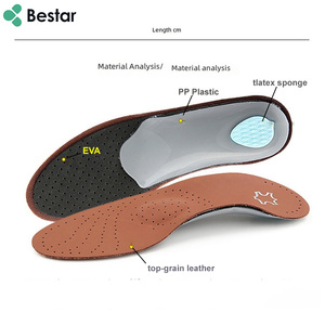 Plantilla de arco ortopédico flexible, cuero Real EVA Club Foot, soporte de arco semirrígido, plantillas de zapatos ortopédicos <span class=keywords><strong>para</strong></span> <span class=keywords><strong>fascitis</strong></span> <span class=keywords><strong>plantar</strong></span> - Product Image 3