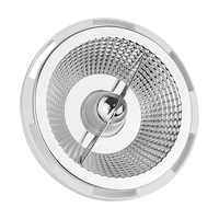 Projecteur LED AR111 12W GU10 en aluminium recouvert de plastique, dimmable, pour usage résidentiel, 12V AC/DC