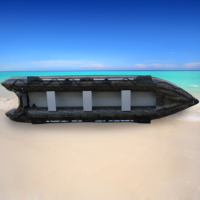 Kayak gonflable Goethe GTK470 CE camouflage pour la pêche, le camping et la navigation, 3 places, avec pédales Hydro Force et moteur électrique.