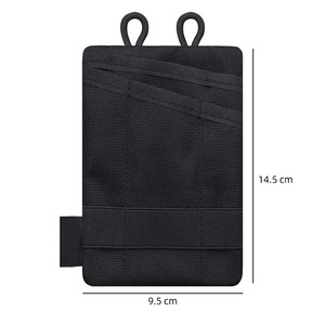Tas pinggang taktis luar ruangan pria, dompet olahraga saku ritsleting Molle tahan lama dengan tempat kartu dompet uang koin - Product Image 6