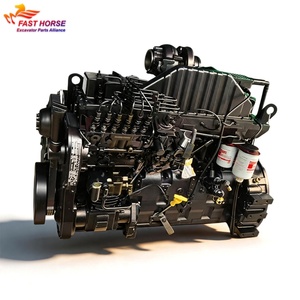 Ensemble moteur diesel Cummins Hangood 6LT9.3 6LTAA9.3 compatible avec CLG856H 856H MAX ZL50CN 4260D SEM655D SEM656D 5290937 5305190 - Product Image 1