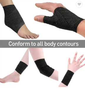 بيع بالجملة مخصص متعرج متنوعة ضمادة مرنة جيدة التهوية عالية الجودة غير لوازم طبية متماسكة - Product Image 6