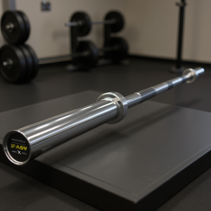 Barre d'haltères IFAST 7 pieds en acier chromé, équipement de musculation durable pour la maison - Product Image 2