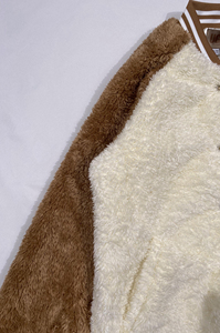 Men's Fleece Coated Full-Zip Winter <b>Jacket</b> Stand Collar Long-Sleeve Hooded Woven Trim Windproof <b>Waterproof</b> Eco-Friendly Quick - Product Image 3