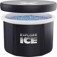 Bain d'hydromassage Bain de pieds Bain de glace Adulte Aération de l'air Extérieur Maison Portable Pvc Glace Baignoire Exercice