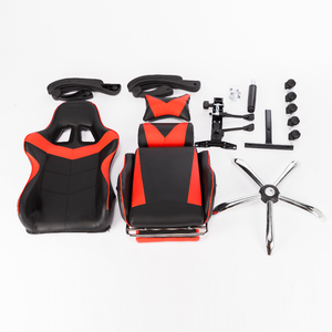 <span class=keywords><strong>Chaise</strong></span> <span class=keywords><strong>de</strong></span> <span class=keywords><strong>bureau</strong></span> <span class=keywords><strong>gamer</strong></span> avec <span class=keywords><strong>roulettes</strong></span>, style course automobile, dossier haut, en cuir PU, vente directe d'usine, mobilier commercial - Product Image 3