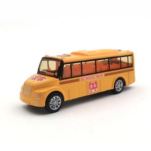 Modèle réduit de simulation d'autobus scolaire en alliage à deux étages avec fonction de retrait - Product Image 6