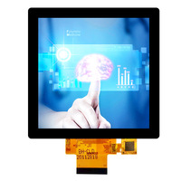 Módulo LCM TFT IPS de 3.95 Pulgadas, 480x480, Pantalla Cuadrada, Interfaz 3SPI+RGB, Pantalla Táctil Capacitiva, Retroiluminación LED, 400cd/m