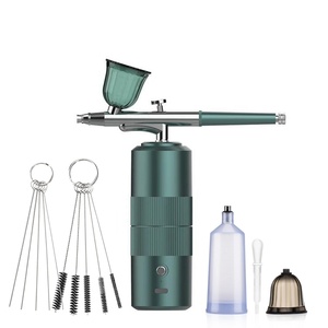 Pistola de Pulverización Nano Inalámbrica Portátil, Kit de Compresor de Aire para Barbería, Uñas, Maquillaje, Mini Aerógrafo - Product Image 1