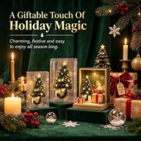 Nouveau projecteur de Noël mécanique en PVC tendance avec lumière de projection alimentée par USB, cadeaux de Noël, décoration de la maison