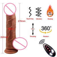 Sexbay 21 cm Stoßender Dildo Vibrator Vibrierender Penis mit Heizfunktion Anal Klitoris G-Punkt Stimulation Erotikspielzeug für Frauen