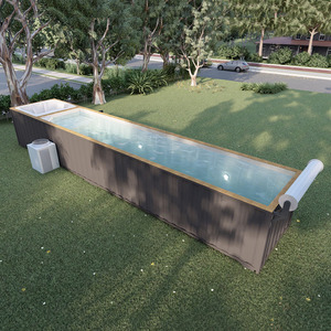 <span class=keywords><strong>Piscine</strong></span> en conteneur maritime de 40 pieds avec jacuzzi intégré, <span class=keywords><strong>piscine</strong></span> <span class=keywords><strong>hors</strong></span> <span class=keywords><strong>sol</strong></span> préfabriquée avec système de filtration - Product Image 2