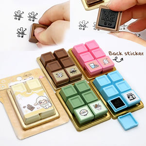 Kawaii стационарный штамп на заказ, печать шоколада, печать на заказ, печать настроения, штамп для журнала, милый мини-красивый креативный аккаунт для творчества - Product Image 1