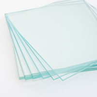 Verre trempé extra clair personnalisé de 8 mm et 10 mm pour les vitrines de présentation de bijoux et les salles d'exposition