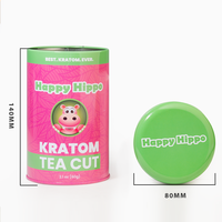 Boîte de sachets de thé en métal en fer blanc de qualité alimentaire boîte de thé en étain de taille personnalisée avec logo d'usine boîte de thé ronde empilable avec couvercles 100ml 300g