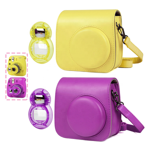 instantánea Cámara caso protectora de la Pu de cuero funda con correa para el hombro de <span class=keywords><strong>Fujifilm</strong></span> <span class=keywords><strong>Instax</strong></span> Mini 9/8/8 + - Product Image 4