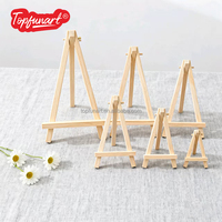 Mini chevalet de table en bois réglable avec support de peinture artisanale pour peinture à l'huile acrylique