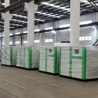 Compresseur d'air rotatif à vis lubrifié par eau sans huile 30kW pour l'industrie textile médicale alimentaire