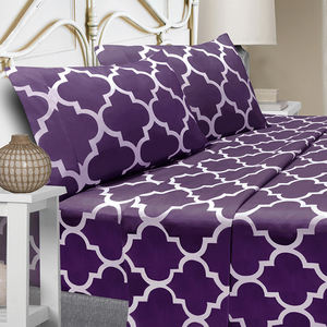 Wholesale <b>Cheap</b> Hotel <b>King</b> <b>Size</b> 1800TC Microfiber <b>Duvet</b> <b>Cover</b> Set 4 Pcs Queen Set OEKO-TEX Certified Anti-Static Woven Polyester - Product Image 2