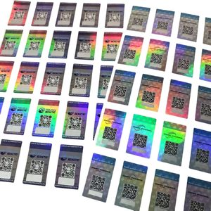 Etiqueta Autoadhesiva Personalizada Anti-Falsificación, Etiqueta de Seguridad Impermeable, Pegatinas de Hologramas, <span class=keywords><strong>Etiquetas</strong></span> de Seguridad Originales - Product Image 2