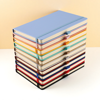 Carnet A5 en cuir PU personnalisable avec spirale, prêt pour les affaires, avec sangle élastique, logo imprimé, livre personnalisé