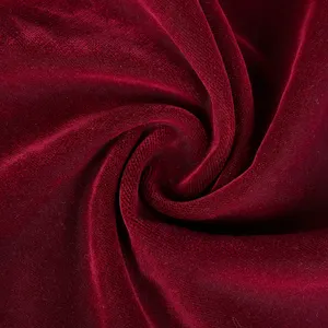 100% polyester flame retardant home textile solid fire resistant velour super soft upholstery fabric