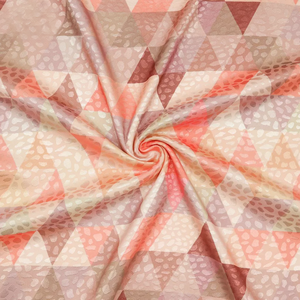 Tissu Sergé de Satin de Polyester Soyeux, Imprimé Numérique Italien Floral Mat, Jacquard <span class=keywords><strong>Soie</strong></span> Satin pour Robes de Mariée pour Filles - Product Image 3