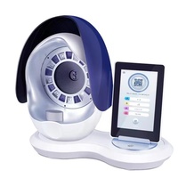 Analyseur de peau intelligent à IA avec double caméra HD 10MP, 3 sources lumineuses, analyse de 10 indicateurs cutanés, écran tactile, Wi-Fi UE et Cloud
