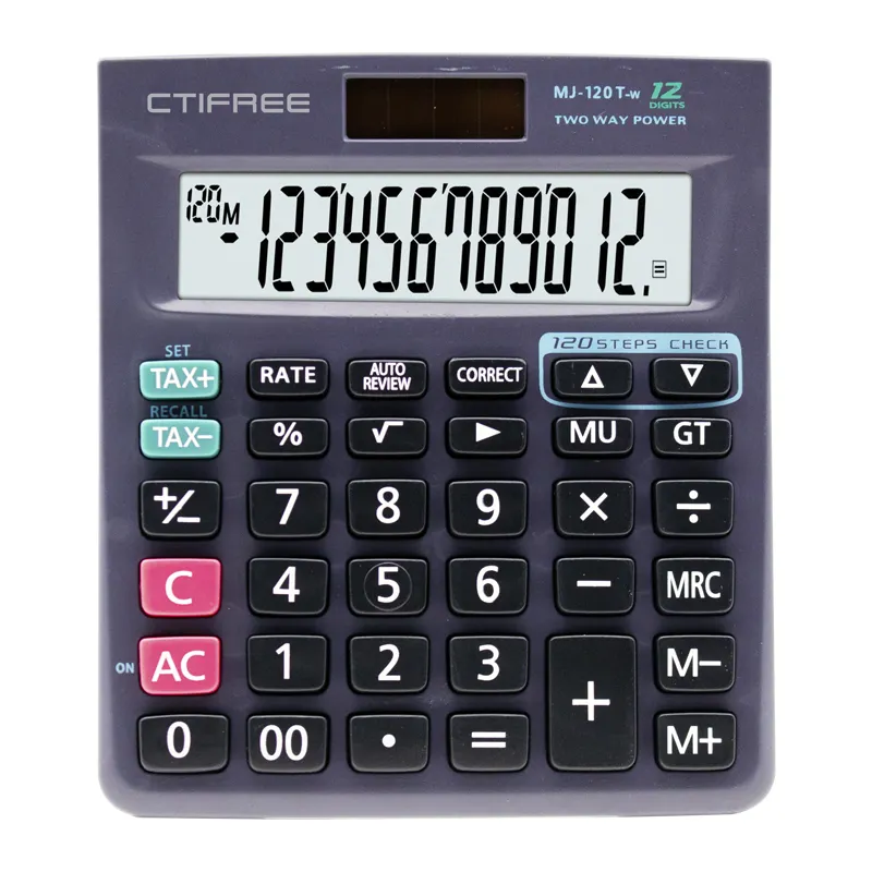 Ctifree MJ120t-w 12 цифр deaktop калькулятор