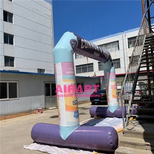 Cổng Vòm Kết Thúc Trò Chơi Đua Xe Ngoài Trời Có Thể Bơm Hơi In Logo Quảng Cáo - Product Image 5