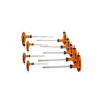 Berkembang 9 Pcs T-Handle Torx Jenis Kunci Allen dengan Double Warna & Jenis Allen Key & Kunci Hex Kunci Pas