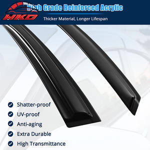 Pare-pluie en acrylique style Mugen pour Kia Optima 11-15, déflecteur de fenêtre, 4 pièces - Product Image 4