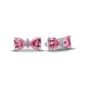 <span class=keywords><strong>Pendientes</strong></span> de Plata de Ley S925 Pandoras con Lazo Brillante, <span class=keywords><strong>Pendientes</strong></span> de Aro con Lazo - Product Image 6