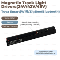 Tuya ZigBee feux sur rail avec Projection 2-wire CCT belt LED track light.100-watt et 20-watt DALI têtes de lumière sur rail