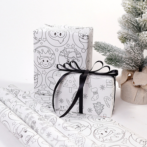 Wholesale 80g Birthday Art <b>Paper</b> 43*300cm Gift Luxury Custom Packaging <b>Wrapping</b> <b>Paper</b> Roll - Product Image 1