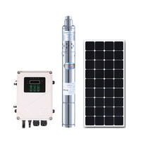 Pompe à Eau Submersible Multicellulaire Solaire en Acier Inoxydable Basse Pression pour Puits Profond et Forage