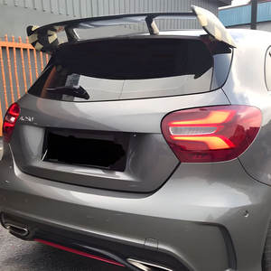 Alerón Trasero para Mercedes-Benz Clase A W176, Textura de Fibra de Carbono Negra, ABS, Estilo Ducktail, 13-18 - Product Image 3