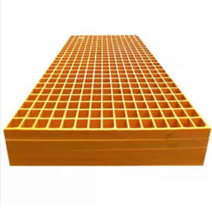 Panneau de <span class=keywords><strong>grille</strong></span> en <span class=keywords><strong>plastique</strong></span> renforcé de fibre de verre antidérapant isolé couvercle de boîte de sous-station couverture de gouttière pont quai <span class=keywords><strong>grille</strong></span> coupe - Product Image 6