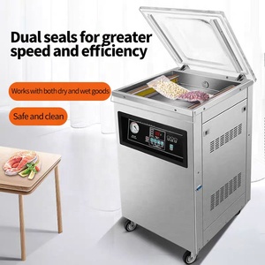 เครื่องซีลสูญญากาศแบบสองหัวซีล รุ่น Dz-400 ราคาโรงงาน สำหรับซีลถุงพลาสติกแบบอัตโนมัติ  ซีลได้ทั้งอาหารแห้ง อาหารเปียก ข้าว เนื้อสัตว์ และอื่นๆ - Product Image 5