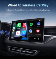 Adaptador Inalámbrico 4 en 1 para Android Auto, Carplay, Video Box, Mirror Link, Control por Voz, Mirroring, Ai Box, Compatible con CarPlay, 1 Año de Garantía